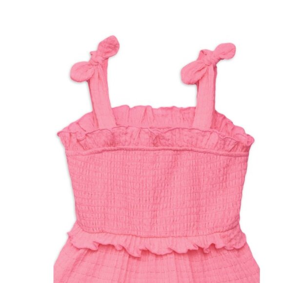 Planet Gold Girls Summer Sleeveless Tiered Dress with Tie Straps Size XXL (18) - Picture 2 of 3